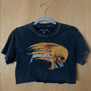 Metallica Urban Outfitters Crop Top
